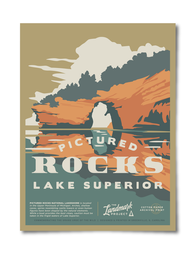 Pictured Rocks - Poster