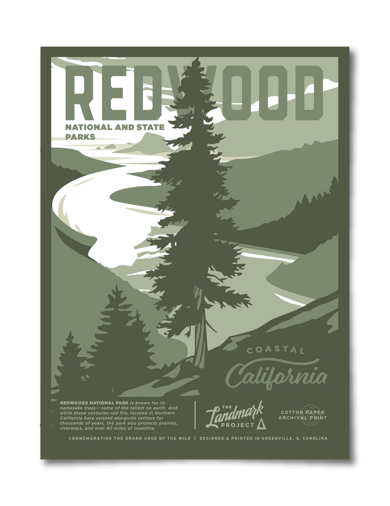 Redwood National Park Poster