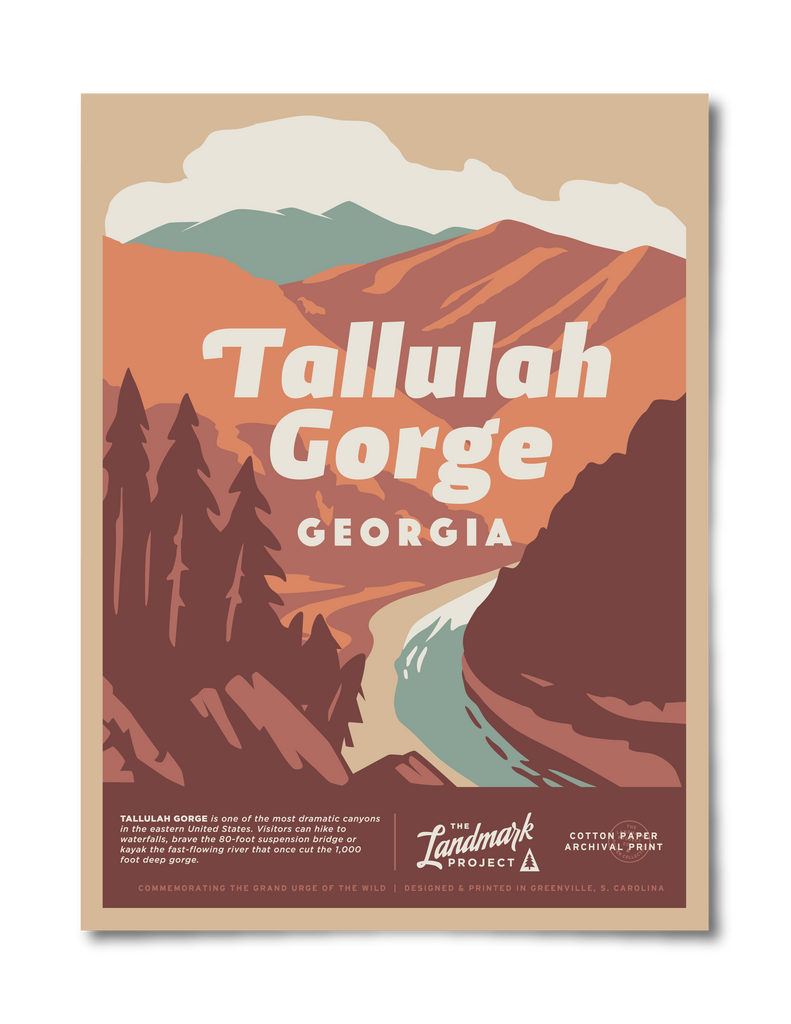 Tallulah Gorge State Park Poster