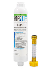 Hydro Life C-85 Water Filter With No-Kink Flex Hose Protector