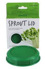 Sprout lid for Mason Jars