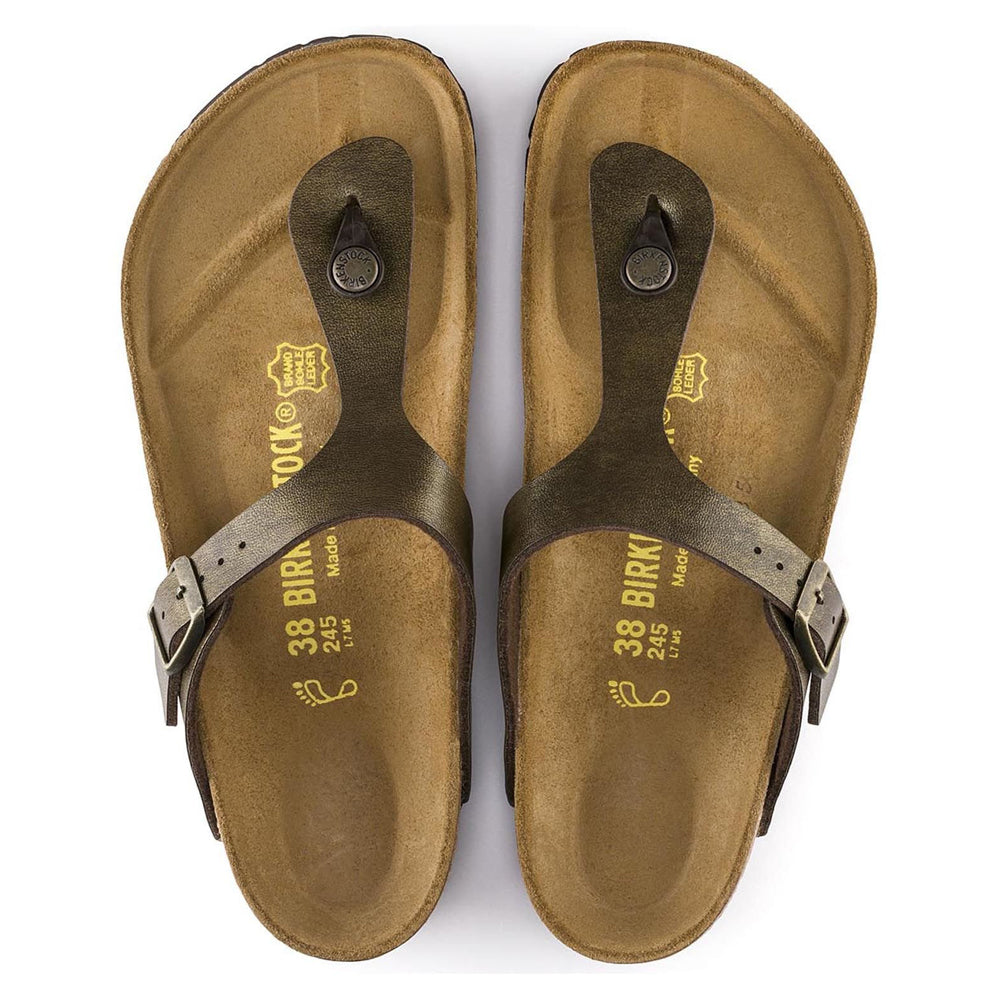 birkenstock gizeh golden brown