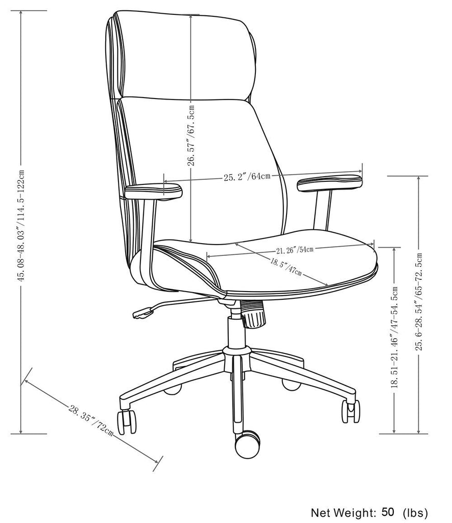 Melbourne Swivel Office Chair  Simpli Home