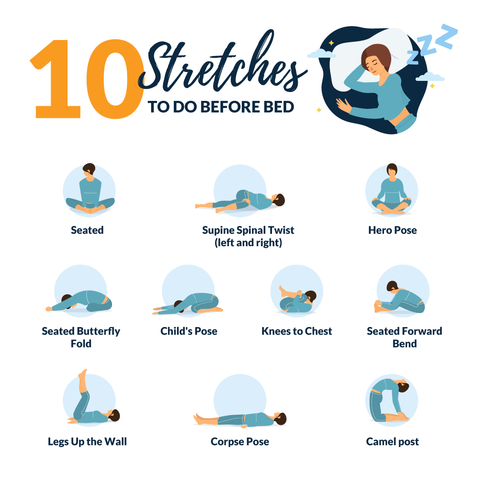 10 Stretched to do Before Bed