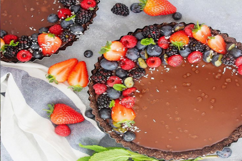 No Bake Vegan Chocolate Tart