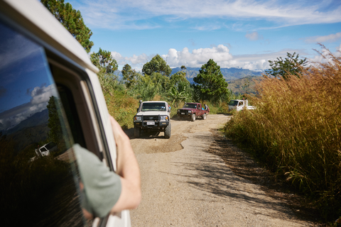 Convoy on the way up to PNG