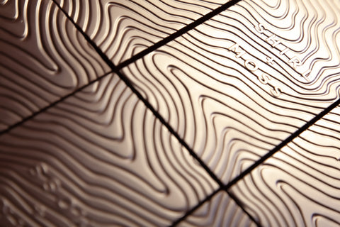 Shirl and Moss Kōkako Espresso Bar – lovely swirly patterns on unwrapped chocolate bars 