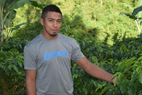 Melvin Alonzo coffee farmer from Honduras