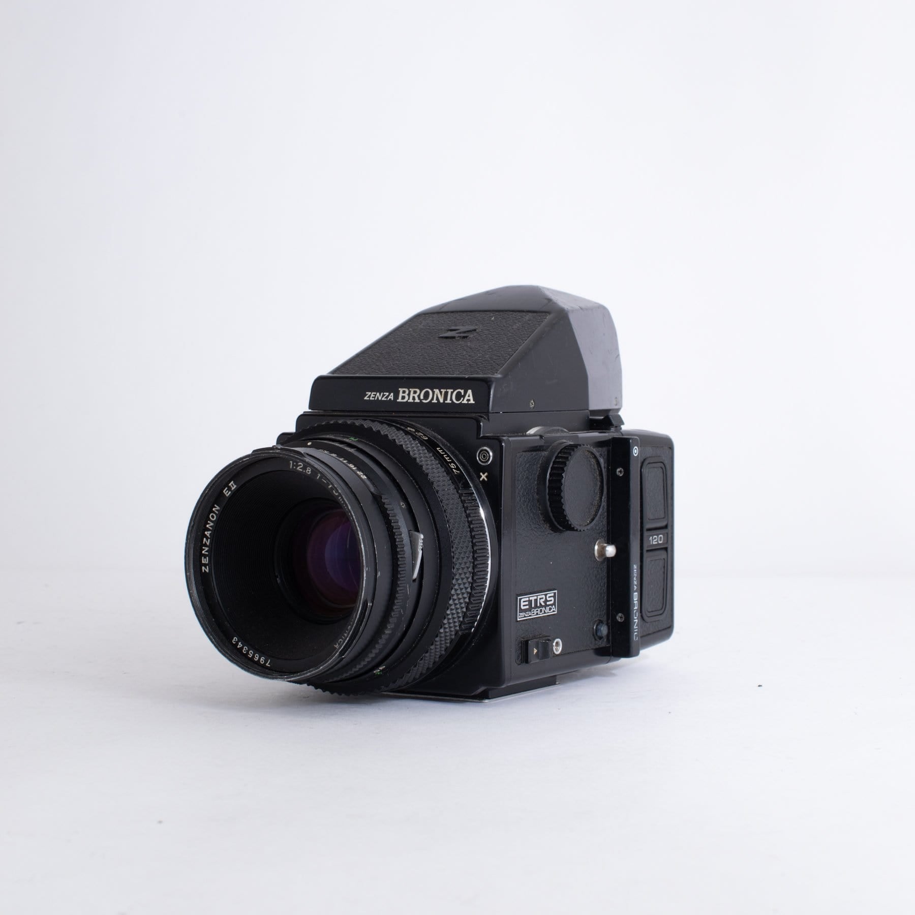 Zenza Bronica ETRS with 75mm F2.8 Lens no. 7965343 – Film Supply Club