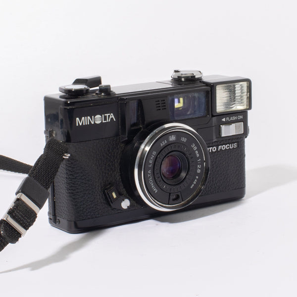 ✽完動整備品✽minolta X-7✽単焦点レンズ✽人気のBLACK.ver✽-