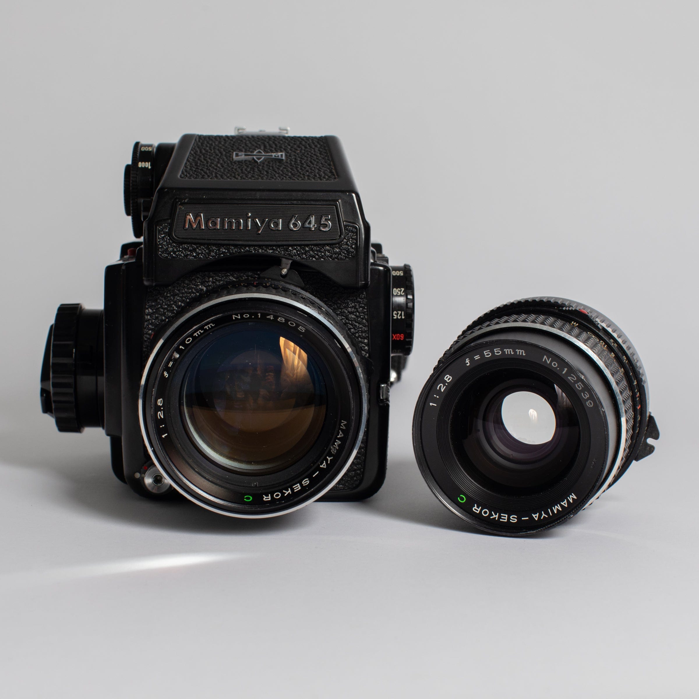 Mamiya M645 Super with 150mm f/3.5 and 55mm f/2.8 KIT – Film