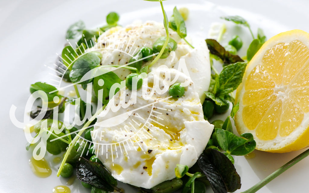 Giulianos Olive Oil - Peas Mint Mozzarella Recipe