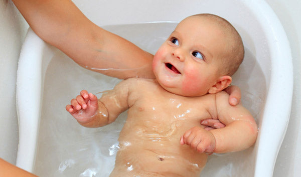 baby bath time