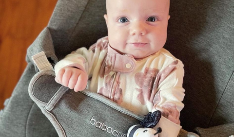 hands free parenting with the babocush baby bouncer