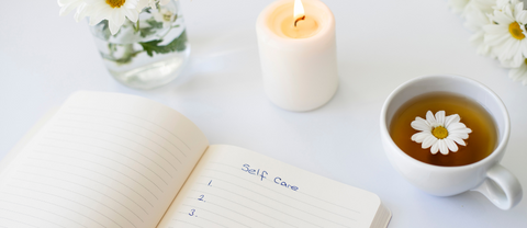 Notebook with Self Care 