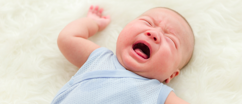 Crying newborn baby 