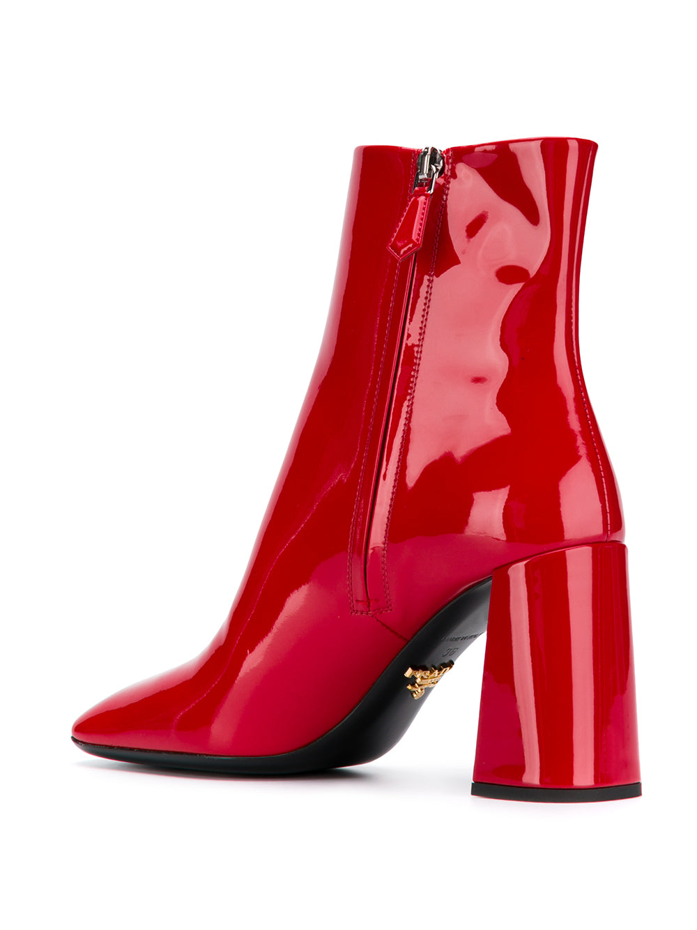 Prada Red Patent Leather Boots – KultBoutique