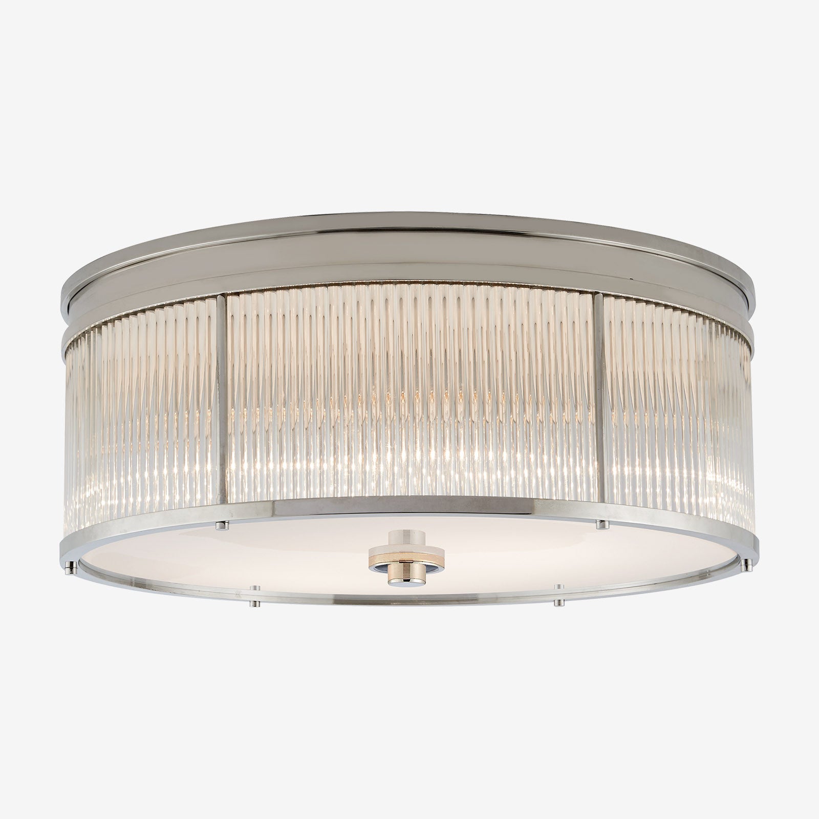 large round flush mount light