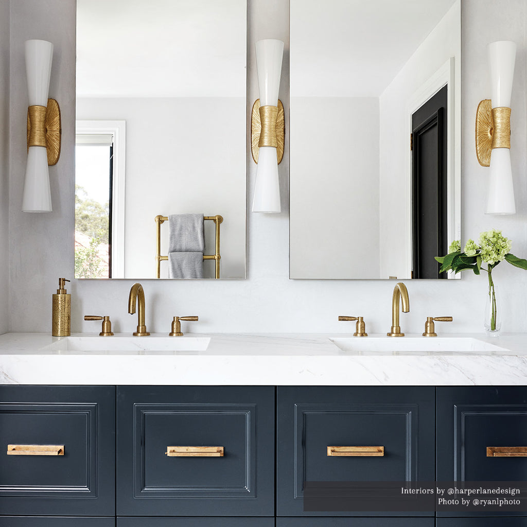 Utopia Double Bath Sconce – The Montauk Lighting Co