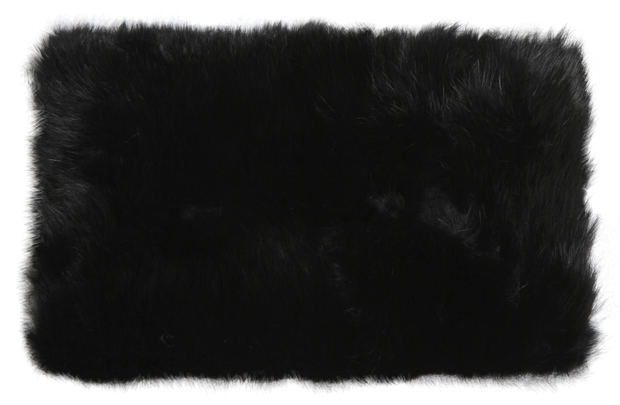black fur clutch