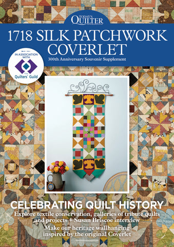 Today's Quilter 1718 Silk Patchwork Coverlet supplement 