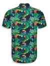 Camisa Manga Corta Tucanes Tropicales | CAMISA_MCORTAH.89
