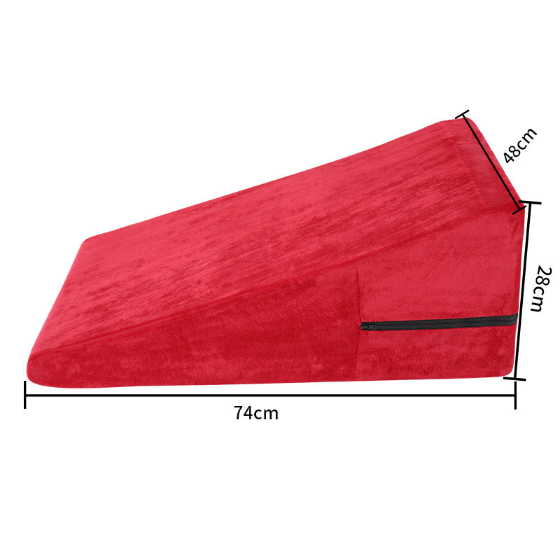 Erotic Triangle Sex Pillow Position Enhancer Cushion Kit Black 