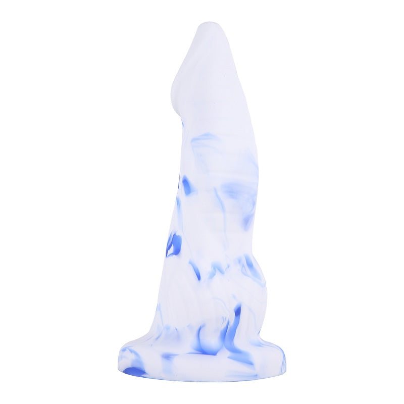 MD Penguin  inch Bad Dragon Dildo - Silicone Blue/White –  