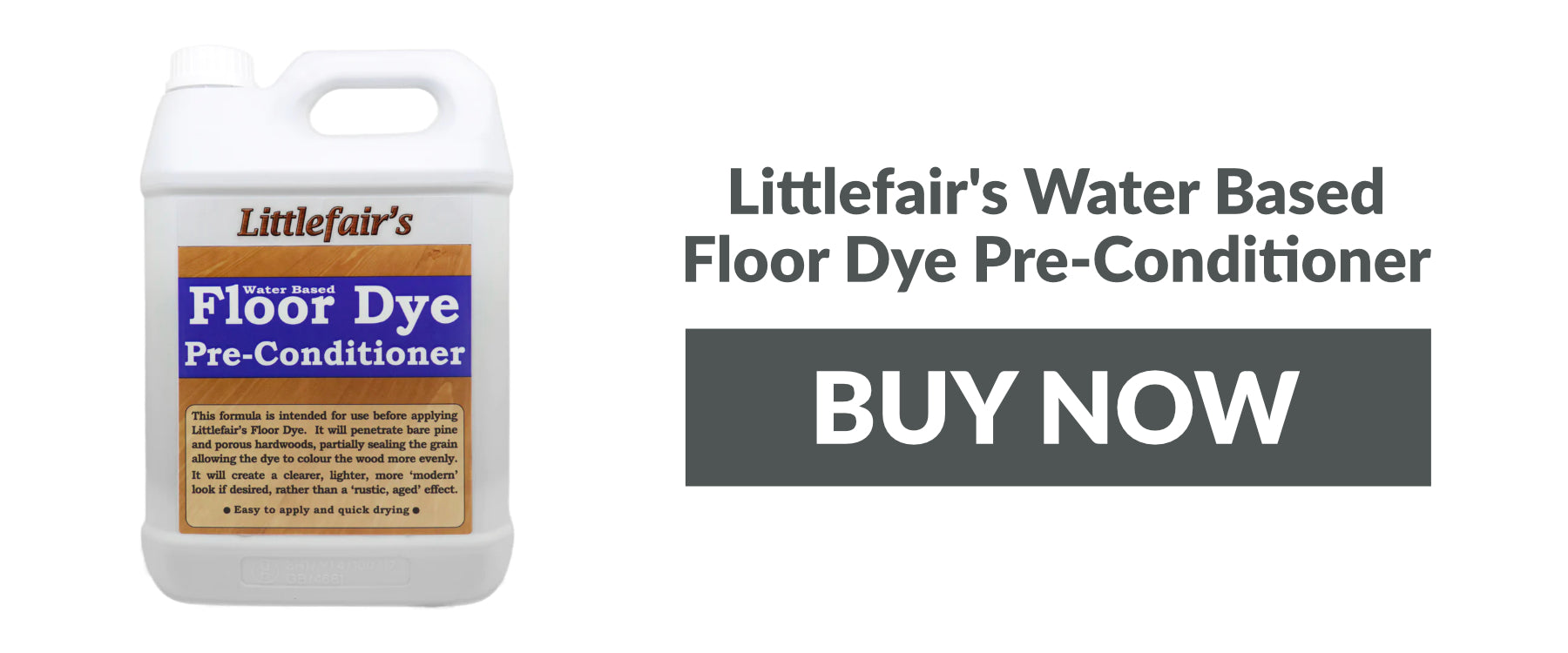 Quick Drying Water Based Floor Varnish - Littlefair's