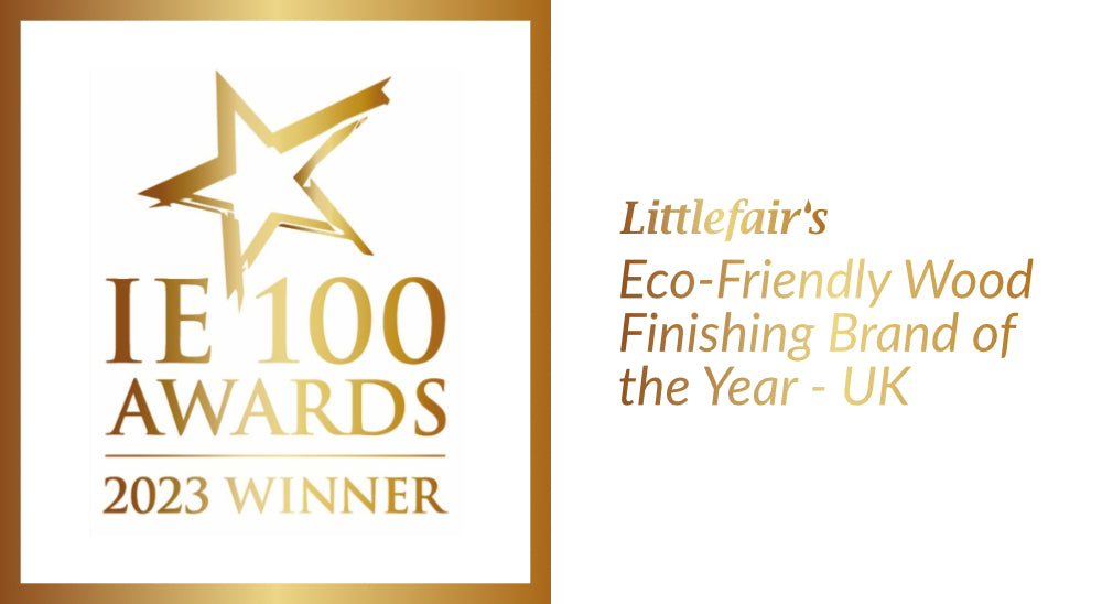 Littlefair's Wins “Eco-Friendly Wood Finishing Brand of the Year Award”