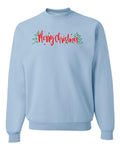 Merry Christmas Trees Crewneck Sweatshirt (P.562MR)