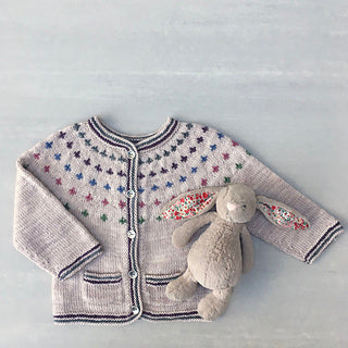 Unicorn Trail Baby Cardigan by Sophie McKane