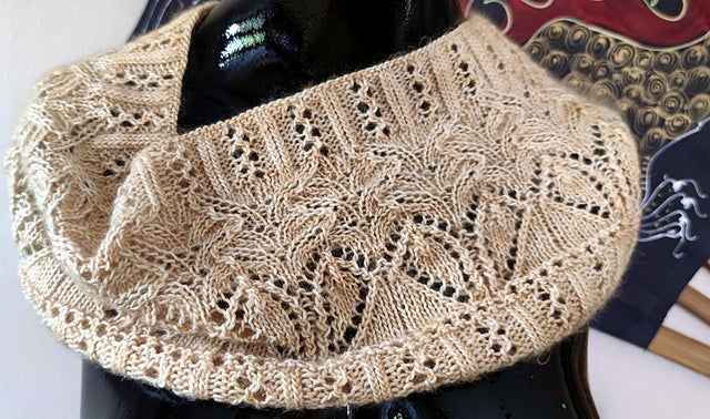 Lace Knit Cowl by Michael Harrigan