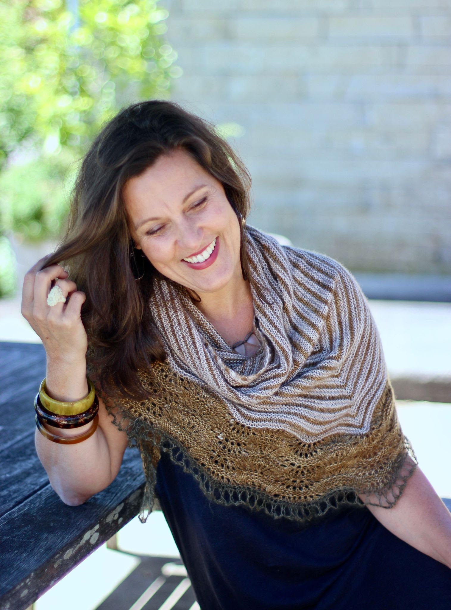 Belle Shawl by Libby Jonson