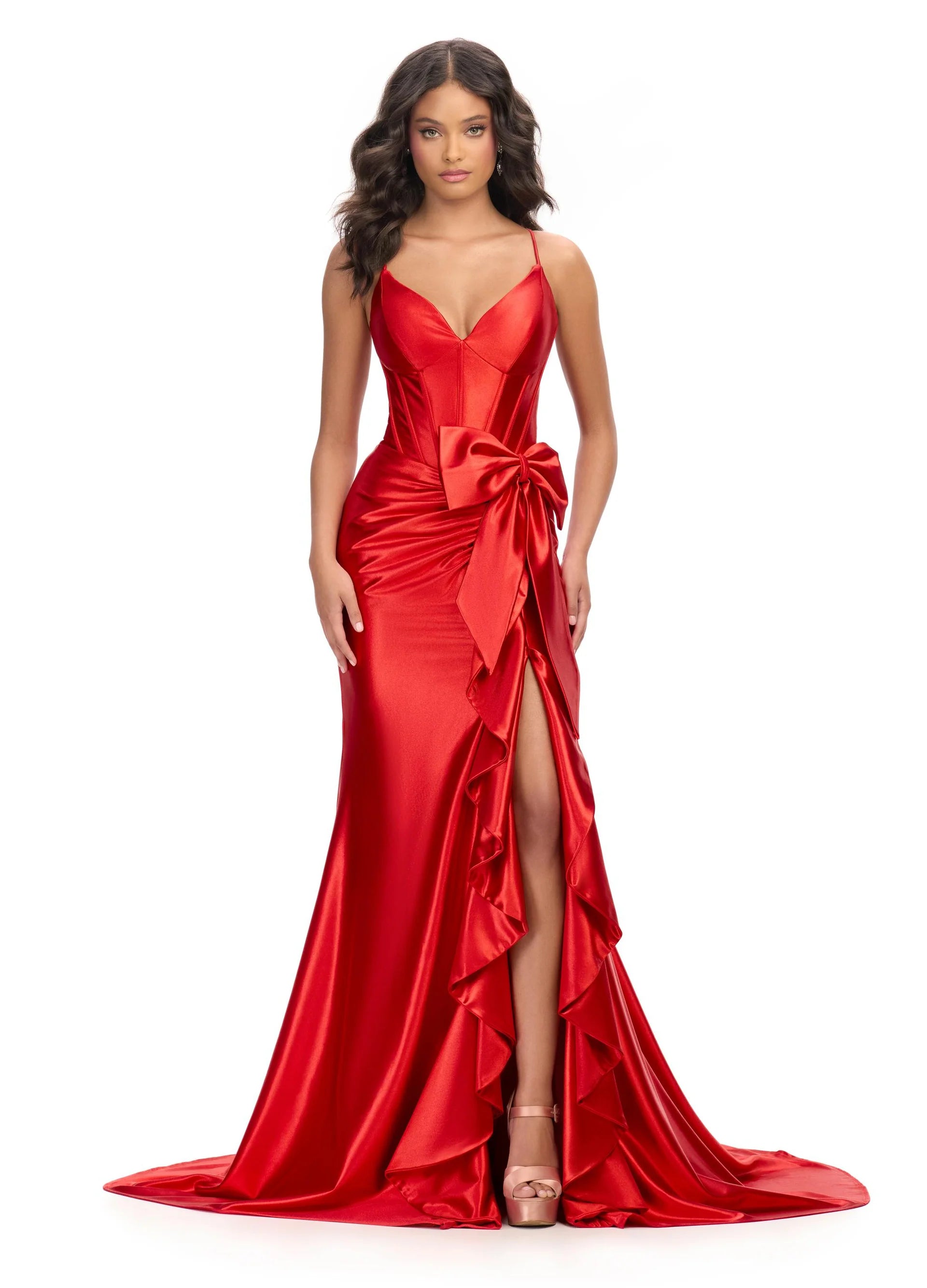 ASHLEYlauren 11638 - Red Size 2