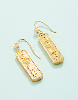 Spartina 449 Splash Collection Sporty Golf Earrings - Eclectic Boutique