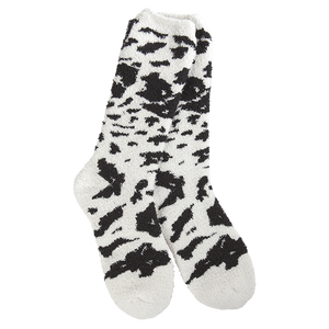 World's Softest Socks Cozy Crew Socks - Holy Cow - Eclectic Boutique