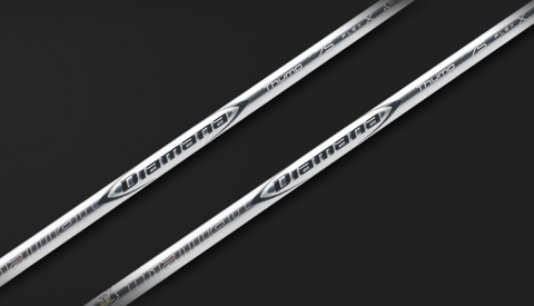 Diamana Thump Hybrid shaft over gray background