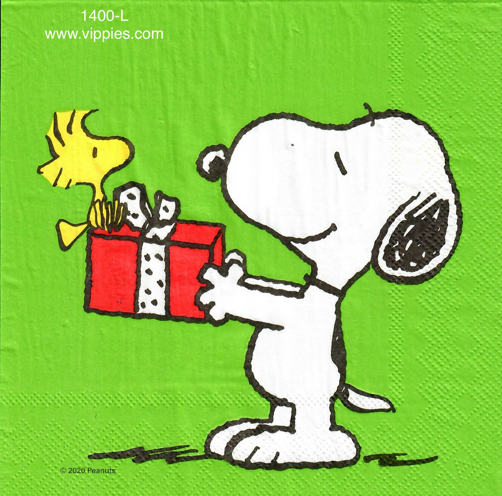 Peanuts® Snoopy Dancing Large Gift Bag With Tissue, 13 - Gift