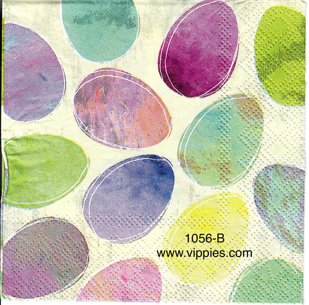 EAST-1056 Marbled Eggs Napkin for Decoupage