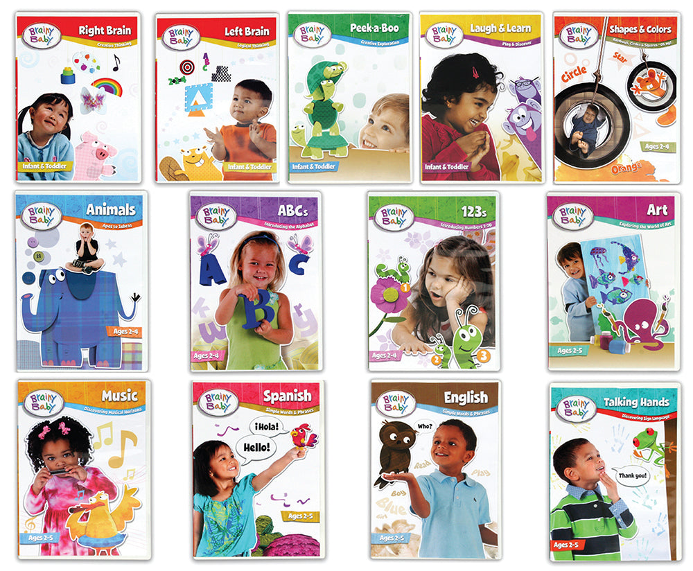 Preschool Dvds Learning Complete Set Dvds The Brainy Store