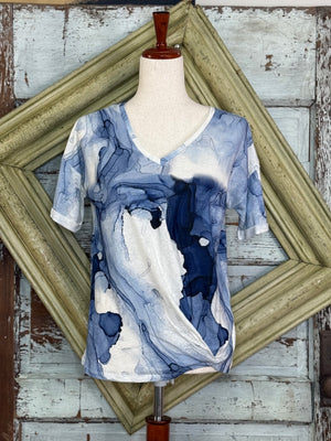 Charlie B Twisted Ink Top - Felecia Bella