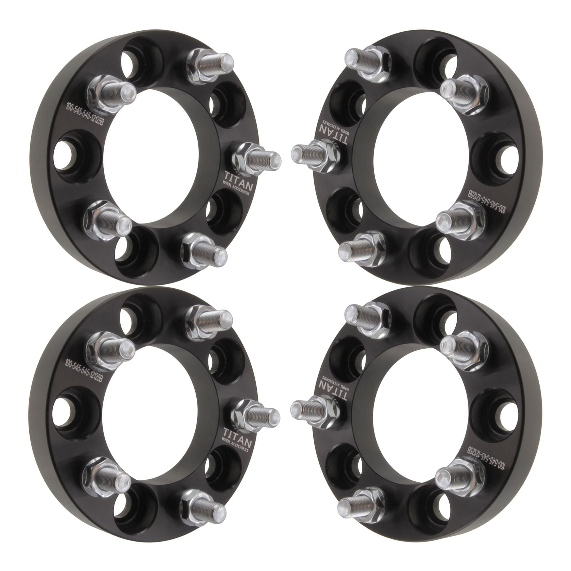 1 Inch Wheel Spacers for Jeep Wrangler  | 1/2x20 Studs – Titan Wheel  Accessories