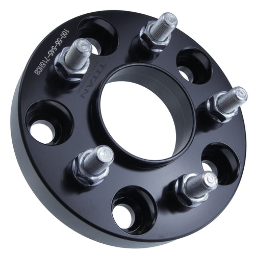 1 Inch 5x5 To 5x4.5 Hubcentric Wheel Adapters, 1/2x20 Studs