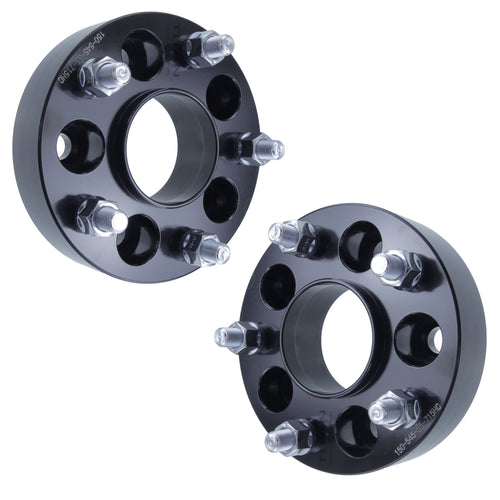 Goetland Wheel Spacers Adapters 5x4.5 to 5x5(114.3 to 127mm) 1-1/4 inch  Thickness 5 Lug 1/2x20 Studs, Pack of 4