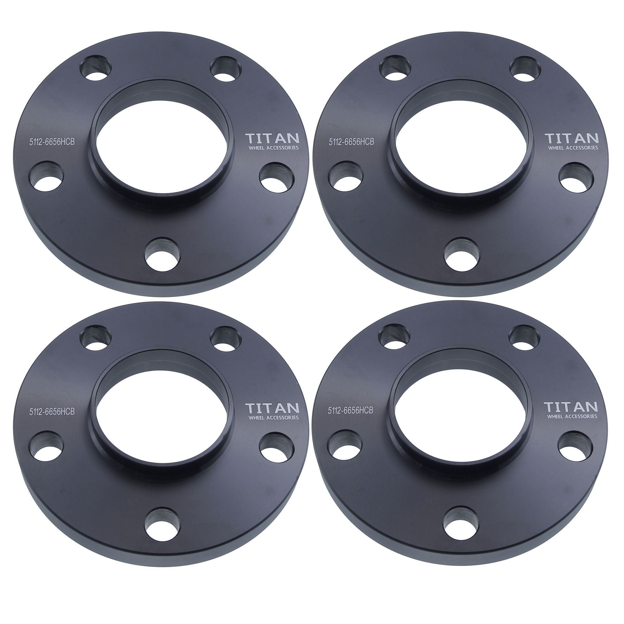 25mm Hubcentric Wheel Spacers for VW Audi Mercedes | 5x112 | Titan