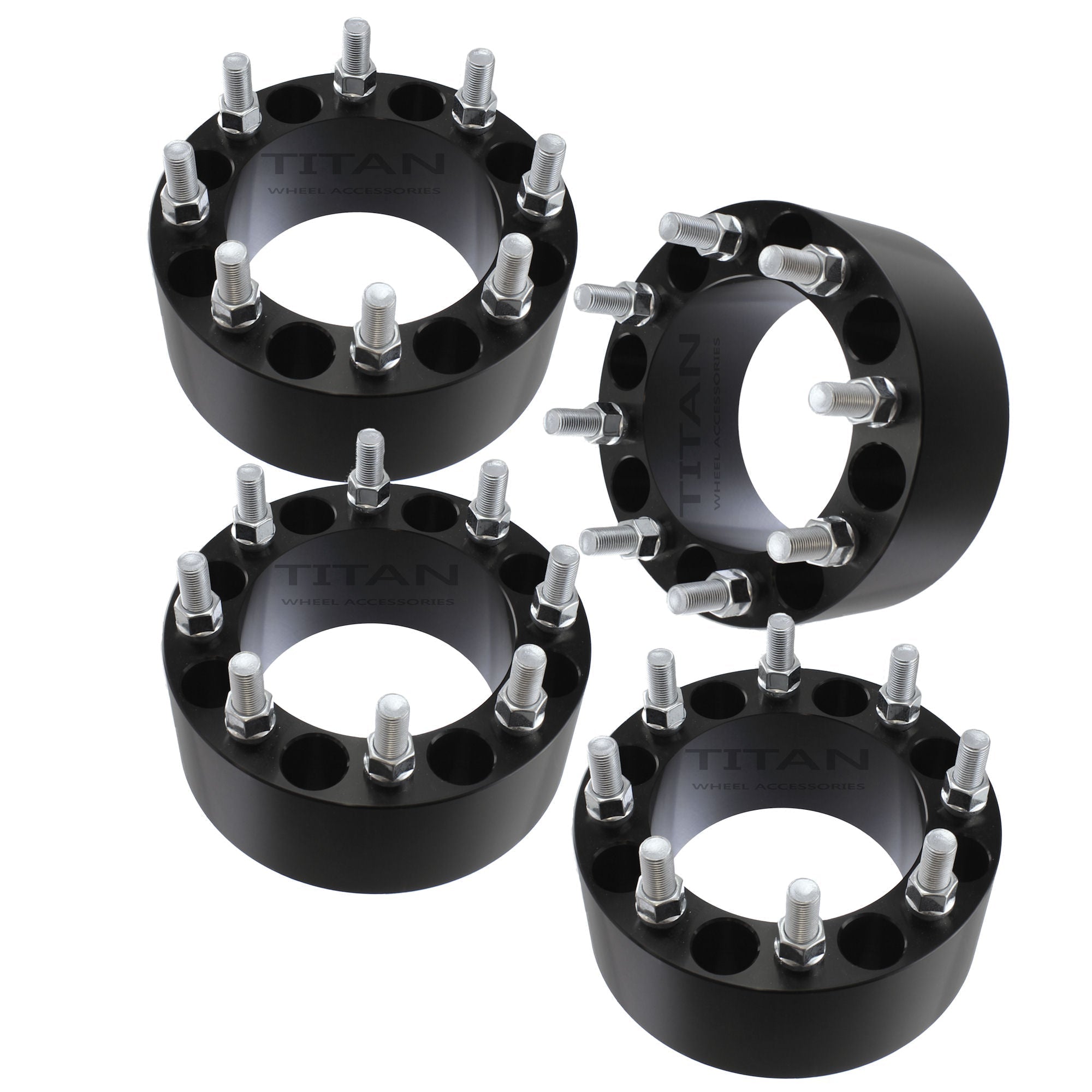 2 Inch Wheel Spacers for Dodge Ram 2500 3500 | 8x6.5 | 9/16 Studs