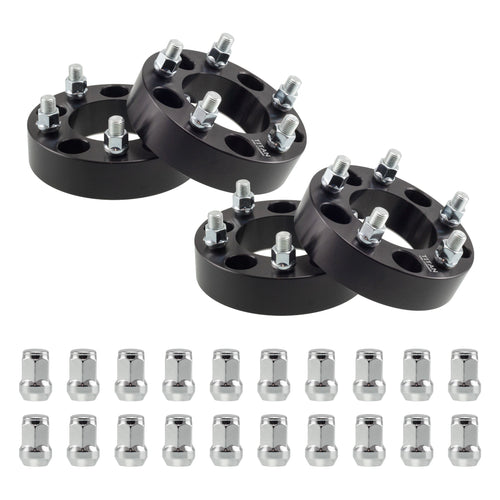 4 pcs 5x114.3 TO 5X127 Wheel Adapters Spacers 5 Bolt 2 Inch Fit Acura  12x1.5 