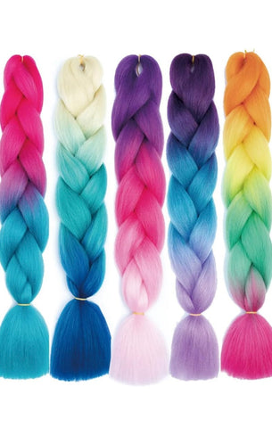 Ritzy Glitzy NYC Kids Jumbo Mermaid Braids