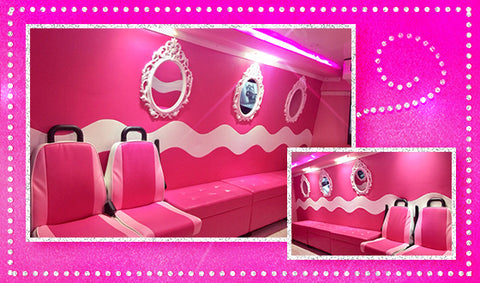 Long Island New York Kids Spa Birthday Party Bus - Ritzy Glitzy Girlz Club